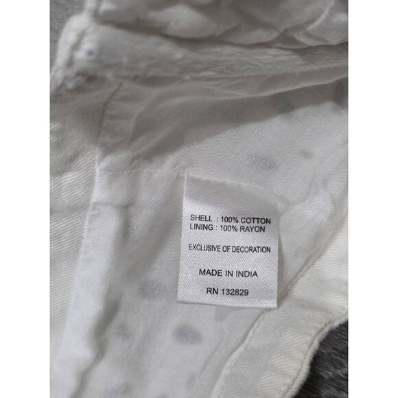 Anthropologie lTularosa Valentina babydoll eyelet Y2K Bra Top White S A003790 - Picture 7 of 10